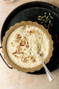 Our Menu creamy kheer (indian rice pudding) recipe shivani loves food