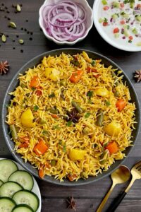Our Menu masala veg pulao quick meal