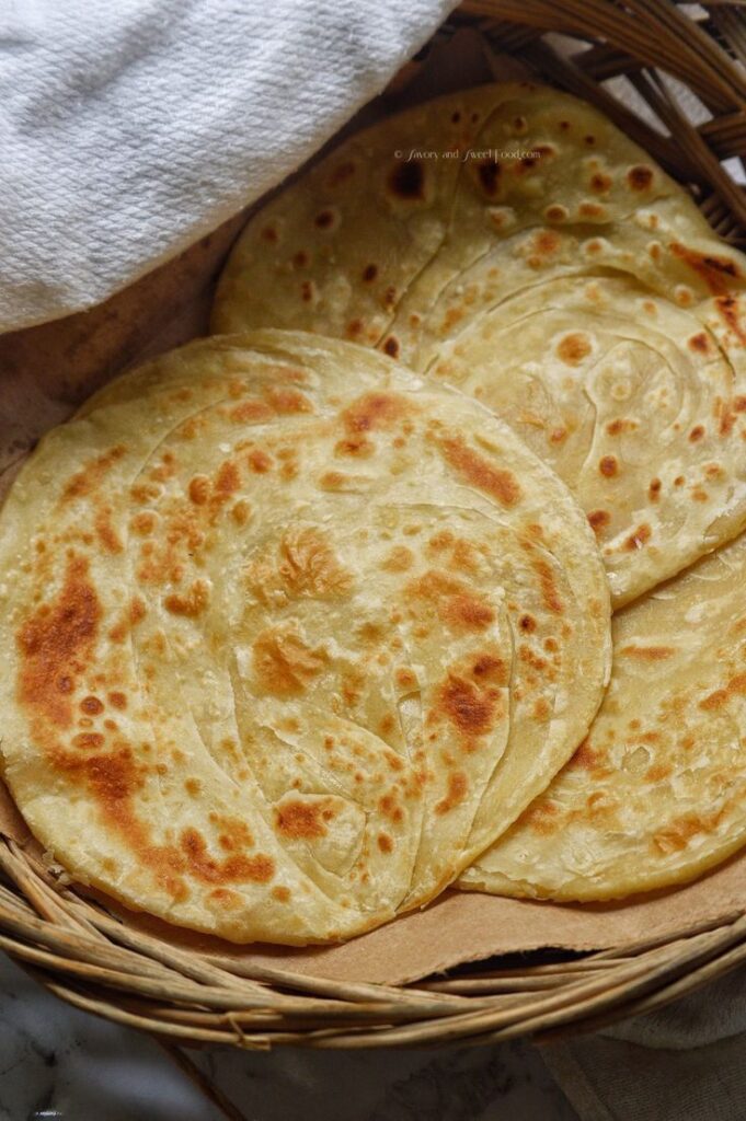pakistani lacha paratha Nabaa Home Bites homemade paratha breakfast